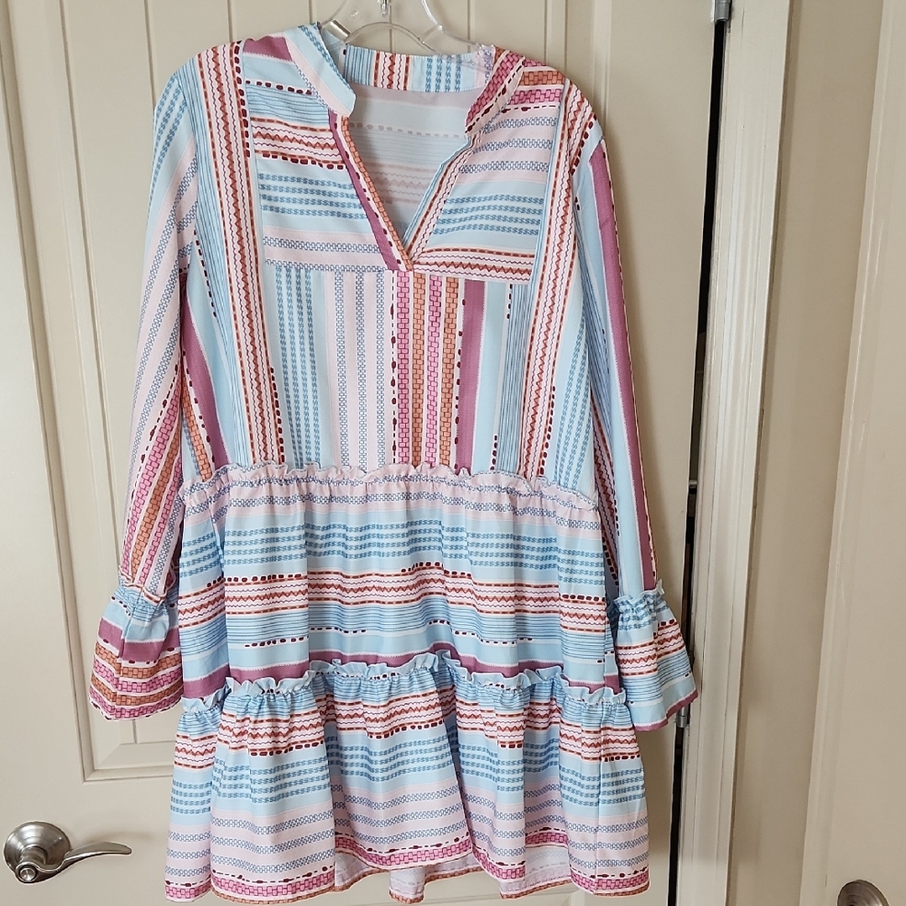 Striped Multicolor Dress